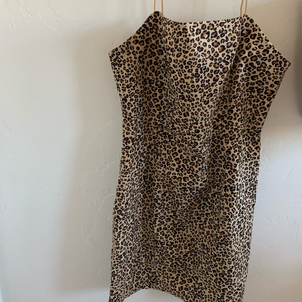 Kendall and Kylie leopard dress